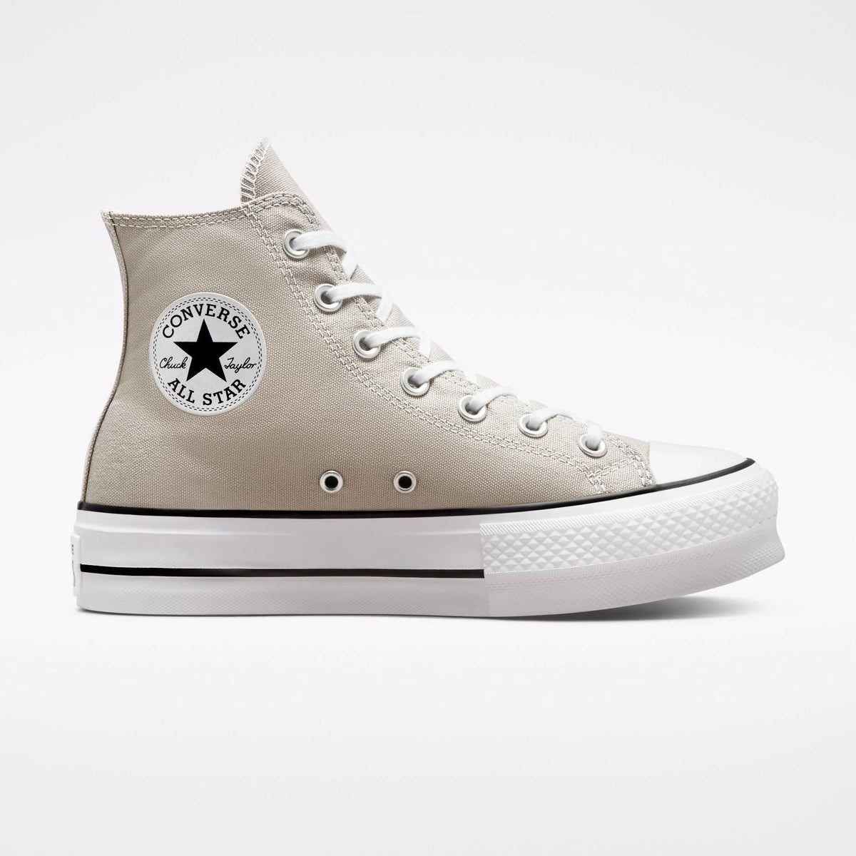 Chuck Taylor All Star Canvas Lift Low Top White | Canvas shoes outfit,  White converse shoes, Outfit shoes